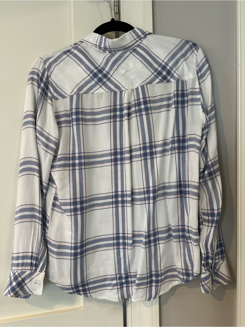 Rails White, pink, & blue plaid shirt - Picture 3 of 4
